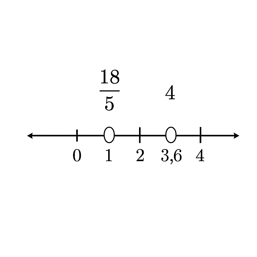 сравнение чисел на координатной прямой