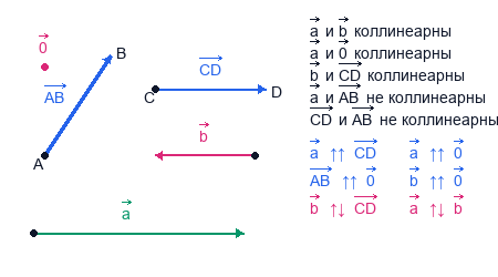 Направление векторов