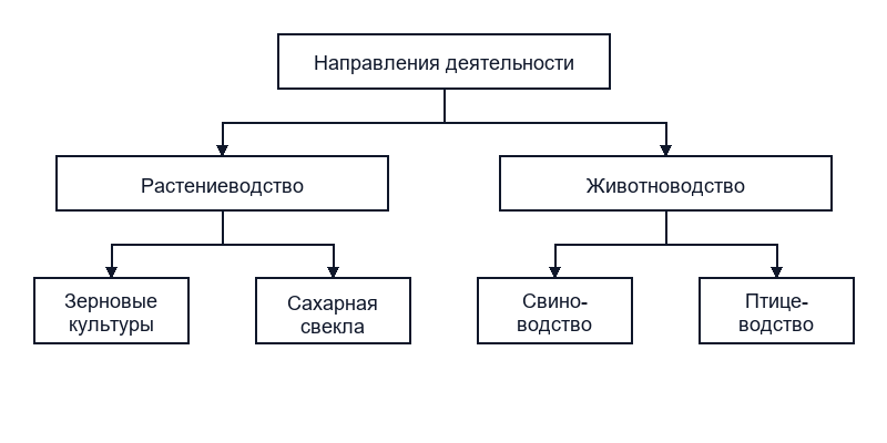 Финансовая структура холдинга