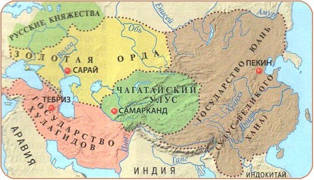 Татаро-монгольское иго на русских землях